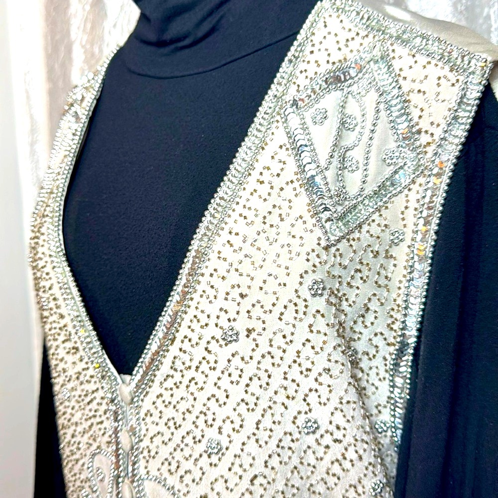 SPENSER JEREMY sequined silk vest